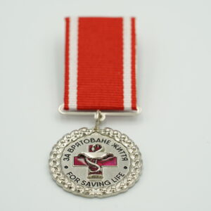 Медаль "За врятоване життя", покриття нікель