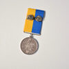 Комплект медаль захисник рідної землі (нікель) футляр та посвідчення шкіра - Зображення 3