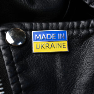 Значок пін Made in Ukraine-Виготовлено в Україні