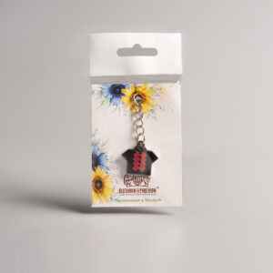 Брелок вишиванка чорного кольору