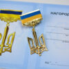 Комплект нагорода народний герой України (золото) футляр та посвідчення шкіра - Зображення 3