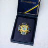 Комплект нагрудний знак "Воєнна розвідка України" футляр та посвідчення - Зображення 4