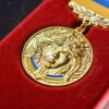 Комплект медаль краса та сила (золото) футляр та посвідчення шкіра - Зображення 3