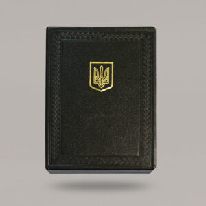 Футляр до нагороди зі шкірозамінника чорний